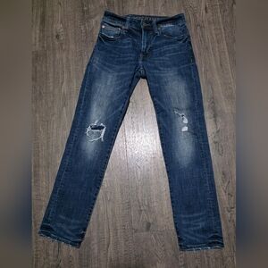 American Eagle Outfitters Blue Distressed Men Jeans